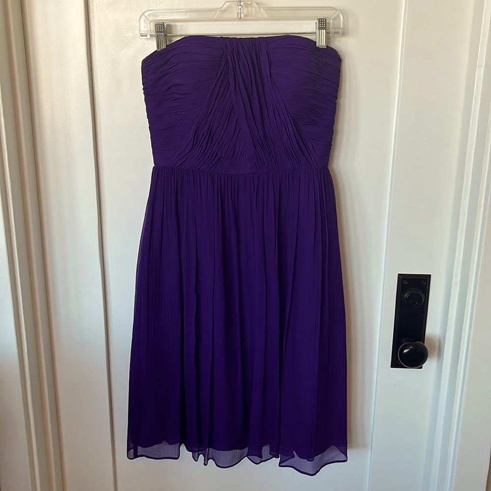 Donna Morgan strapless cocktail dress